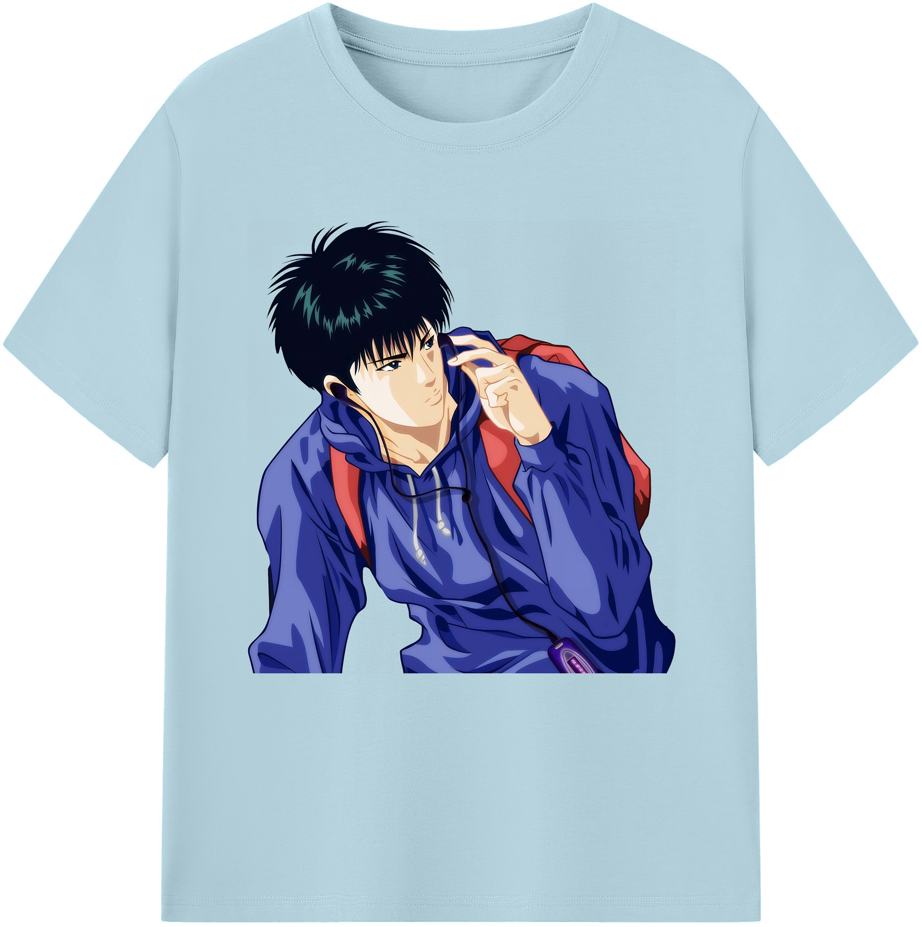 SLAM DUNK／スラムダンク 綿100％半袖Tシャツ（フロントプリント）